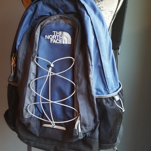 The North Face Handbags - The North Face Jester Blue and Black Backpack